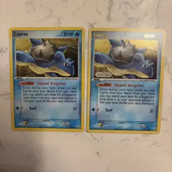 Two Lapras 8/92 Pokemon TCG Legend Maker Holo Rare Stamped - Image 1