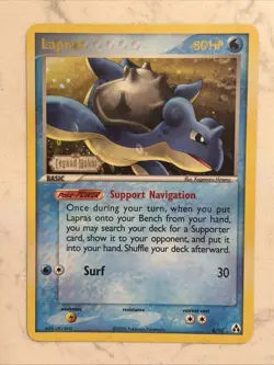 Two Lapras 8/92 Pokemon TCG Legend Maker Holo Rare Stamped - Image 4