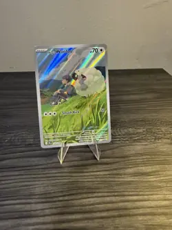 Pokemon TCG Hop's Wooloo 170/159 Sv09: Journey Together IR Holo Card - Image 1