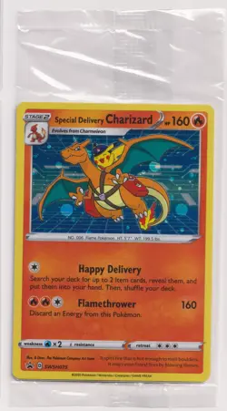 Special Delivery Charizard SWSH075 Sword & Shield Promo 2020 Pokemon TCG NM - Image 1