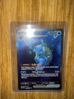 Pokemon Scarlet & Violet 151 TCG Blastoise EX 200/165 Sir Special Illustration - Image 1