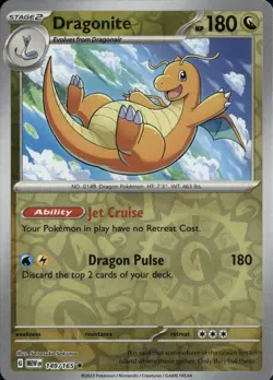 Dragonite 149/165 - Reverse Holo - Scarlet & Violet 151 - Pokemon TCG - NM - Image 1