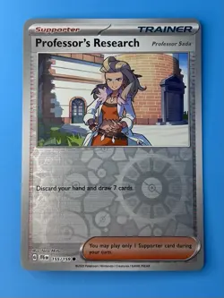 Professor's Research - 155/159 (Reverse Holo Foil) Common Journey Together Pok - Image 1