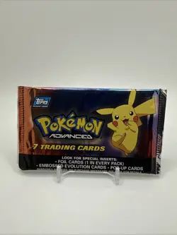 POKEMON Advanced TOPPS Booster Pack - 2003 Vintage SEALED - Pikachu (Rare) ++ - Image 5