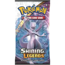 Pokemon TCG Shining Legends Booster Pack X1 - Mewtwo Artwork - Factory Sealed - Image 1