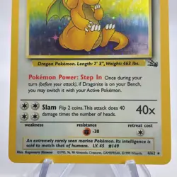 Dragonite 4/62 - Holo Rare - Fossil Set - 1999 Pokemon WotC Vintage NM-LP - Image 3