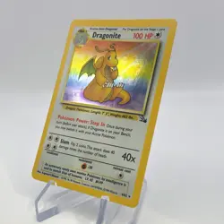 Dragonite 4/62 - Holo Rare - Fossil Set - 1999 Pokemon WotC Vintage NM-LP - Image 4
