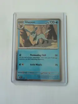Pokemon Glaceon 171 Scarlet Violet Cosmos Holo Promo SWIRL!!!!!! - Image 1
