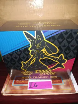 Pokemon 2023 Sword & Shield Crown Zenith Elite Trainer Box Sealed - Image 1
