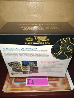 Pokemon 2023 Sword & Shield Crown Zenith Elite Trainer Box Sealed - Image 2