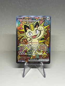Meowth ex 121/088 ENGLISH Special Illustration Rare - Perfect Order SIR Pokemon - Image 1