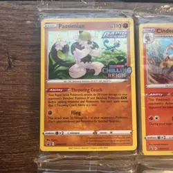Pokemon SEALED Set of 4 Chilling Reign Prerelease Promos SWSH112 SWSH113 SWSH114 - Image 2