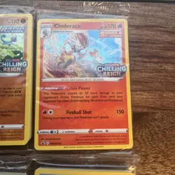 Pokemon SEALED Set of 4 Chilling Reign Prerelease Promos SWSH112 SWSH113 SWSH114 - Image 3