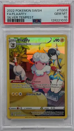 2022 Pokemon SWSH Silver Tempest Flaaffy #TG03 PSA 10 GEM MINT - Image 1