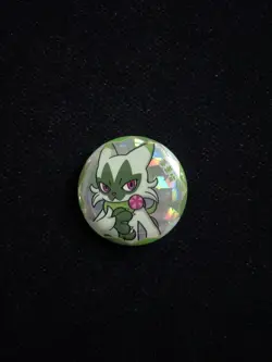 2026 Pokemon TCG S-Chinese Exclusive Gem Pack Badge Pin Floragato DC75 - Image 1