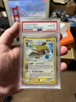 Pokemon 2006 EX Holon Phantoms Pidgeot #14 Holo PSA 10 - Image 1