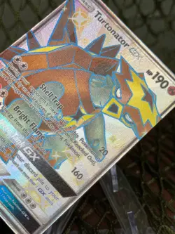 TURTORNATOR GX ~ Pokemon TCG: Sun & Moon GUARDIANS RISING FULL ART SHINY RARE - Image 3