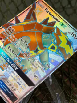 TURTORNATOR GX ~ Pokemon TCG: Sun & Moon GUARDIANS RISING FULL ART SHINY RARE - Image 4