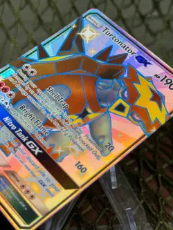 TURTORNATOR GX ~ Pokemon TCG: Sun & Moon GUARDIANS RISING FULL ART SHINY RARE - Image 5
