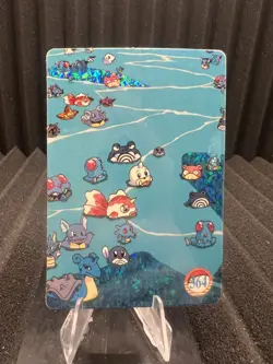 Pokemon Vintage Pocket Monsters Vending HOLO Prism Sticker 1999 Nintendo Japan - Image 1
