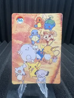 Pokemon Vintage Pocket Monsters Vending HOLO Prism Sticker 1999 Nintendo Japan - Image 2