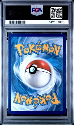 2025 Pokemon SVP En Gothitelle WHT Tech Sticker Collection Black Star #211 PSA 9 - Image 2