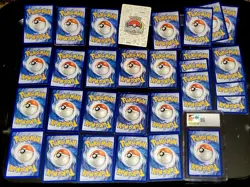 Personal Collection Lot of 30 Vintage Pokemon Cards NM To HP CGC Charizard Mew - Image 2