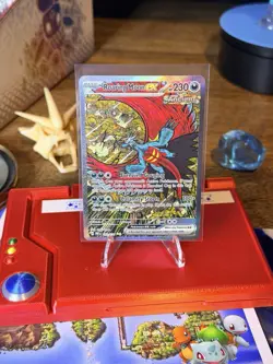 Pokemon Prismatic Evolutions - 162/131 Roaring Moon ex - SIR - NM/M - Image 1