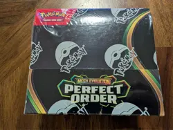 Pokemon Center TCG: Mega Evolution Perfect Order NEW Booster Box - Image 1