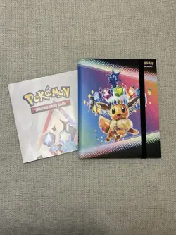 Pokemon TCG: Scarlet & Violet Prismatic Evolutions BINDER & POSTER ONLY - Image 1