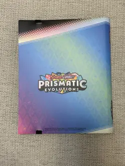 Pokemon TCG: Scarlet & Violet Prismatic Evolutions BINDER & POSTER ONLY - Image 3