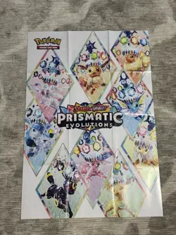 Pokemon TCG: Scarlet & Violet Prismatic Evolutions BINDER & POSTER ONLY - Image 4