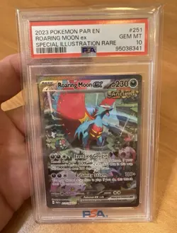 Pokemon Roaring Moon EX Special Illustration Rare PSA 10 Paradox Rift 251/182 - Image 1