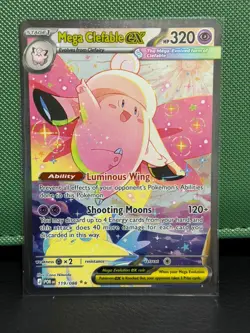 POKEMON Mega Clefable ex Special Illustration Rare ME: Perfect Order 119/088 NM - Image 1