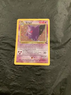 1999 Pokemon Fossil - #5/62 Gengar Holo (Rare) NM - Image 1