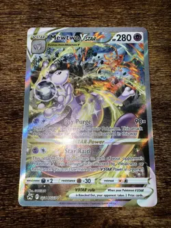 Pokemon Mewtwo VSTAR GG44/GG70 Ultra Rare Holo Crown Zenith Galarian Gallery - Image 1