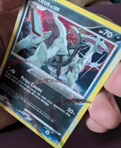 Pokemon Arceus Holo Rare Arceus AR1 Basic 70 Prize Count - Image 2