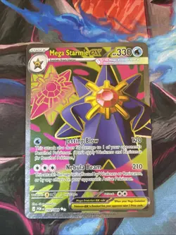Pokemon TCG - Mega Starmie EX 102/088 Me03: Perfect Order Holo - Image 1