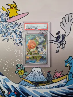 2024 POKEMON SSP EN-SURGING SPARKS ILLUSTRATION RARE CASTFORM SUNNY FORM PSA 9 - Image 1