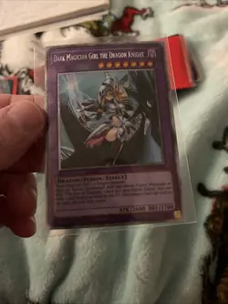 Yugioh TCG Dark Magician Girl the Dragon Knight (Platinum Secret Rare RA03-EN258 - Image 1