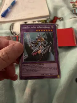 Yugioh TCG Dark Magician Girl the Dragon Knight (Platinum Secret Rare RA03-EN258 - Image 4