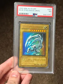 Blue Eyes White Dragon SDK-001 Ultra Rare SATURATED FADE Yugioh PSA 7 *757 - Image 4
