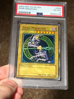 Dark Magician SDY-006 Ultra Rare FADED Yugioh PSA 6 *796 - Image 3