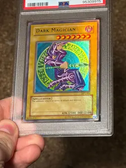 Dark Magician SDY-006 FOIL BLEED ERROR Yugioh PSA 6 *915 - Image 3