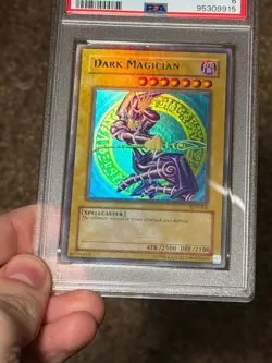 Dark Magician SDY-006 FOIL BLEED ERROR Yugioh PSA 6 *915 - Image 4