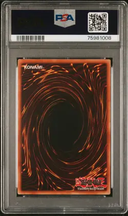 Dark Necrofear LON-065 FOIL BLEED ERROR Yugioh PSA 8 *008 - Image 2