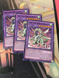 YUGIOH - ODD EYES VORTEX DRAGON X3 - SUPER RARE - 1ST ED - PEVO - NM - Image 1