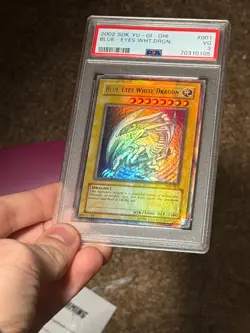 Blue Eyes White Dragon SDK-001 HEAVY FOIL BLEED ERROR PSA 3 *105 - Image 4