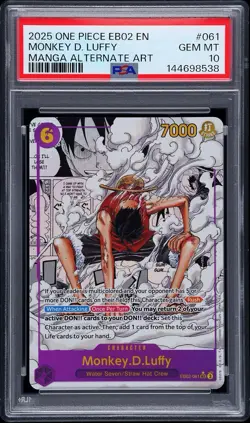 2025 One Piece EB02- Extra Booster Anime 25th Collection -#061 MONKEY D. LUFFY - Image 1