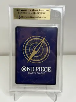 2025 ONE PIECE OP13 110 CARRYING ON HIS WILL STUSSY Beckett BGS 10 Pristine OP13 - Image 2
